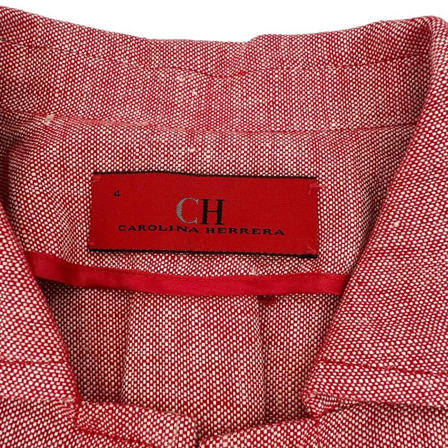CAROLINA HERRERA Cropped Open Front Silk Blend Jacket 4