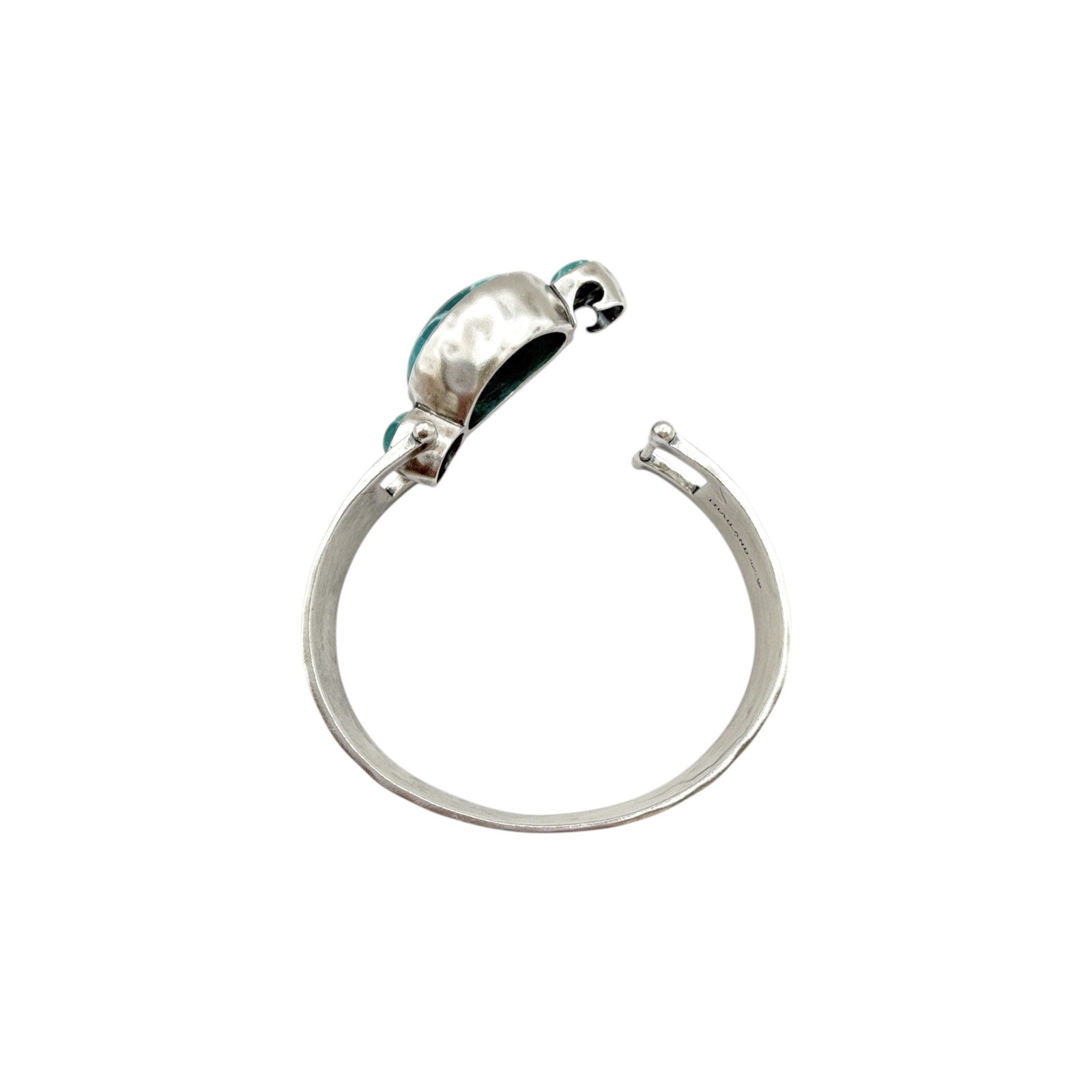 SILPADA El Rio Sterling Silver Turquoise Bangle Bracelet