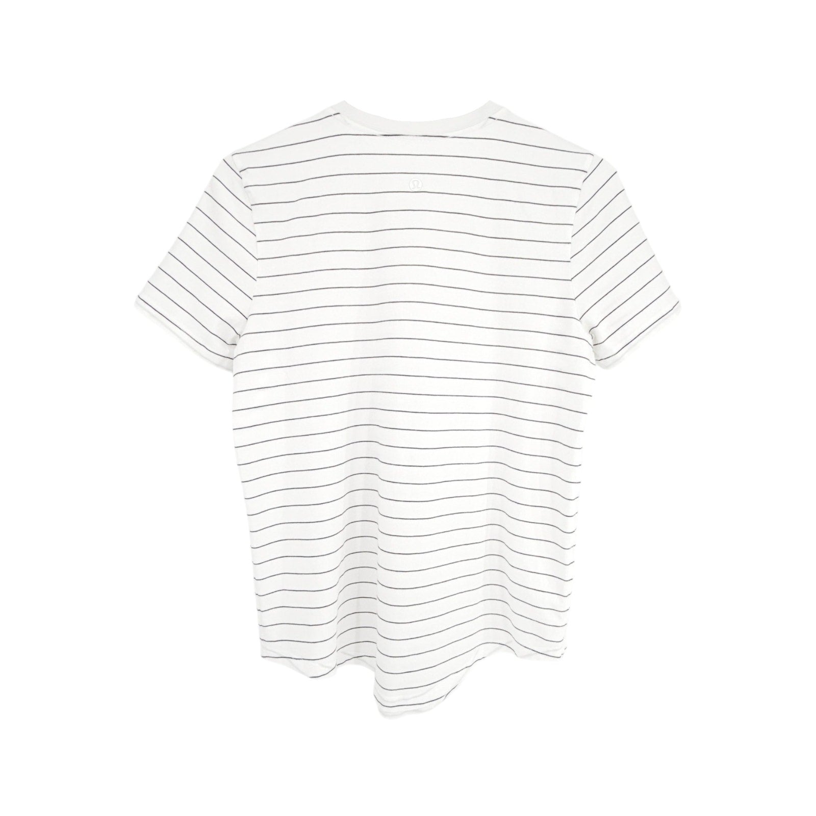 LULULEMON Love Crewneck T-Shirt in Short Serve Stripe White Black 6 Lululemon