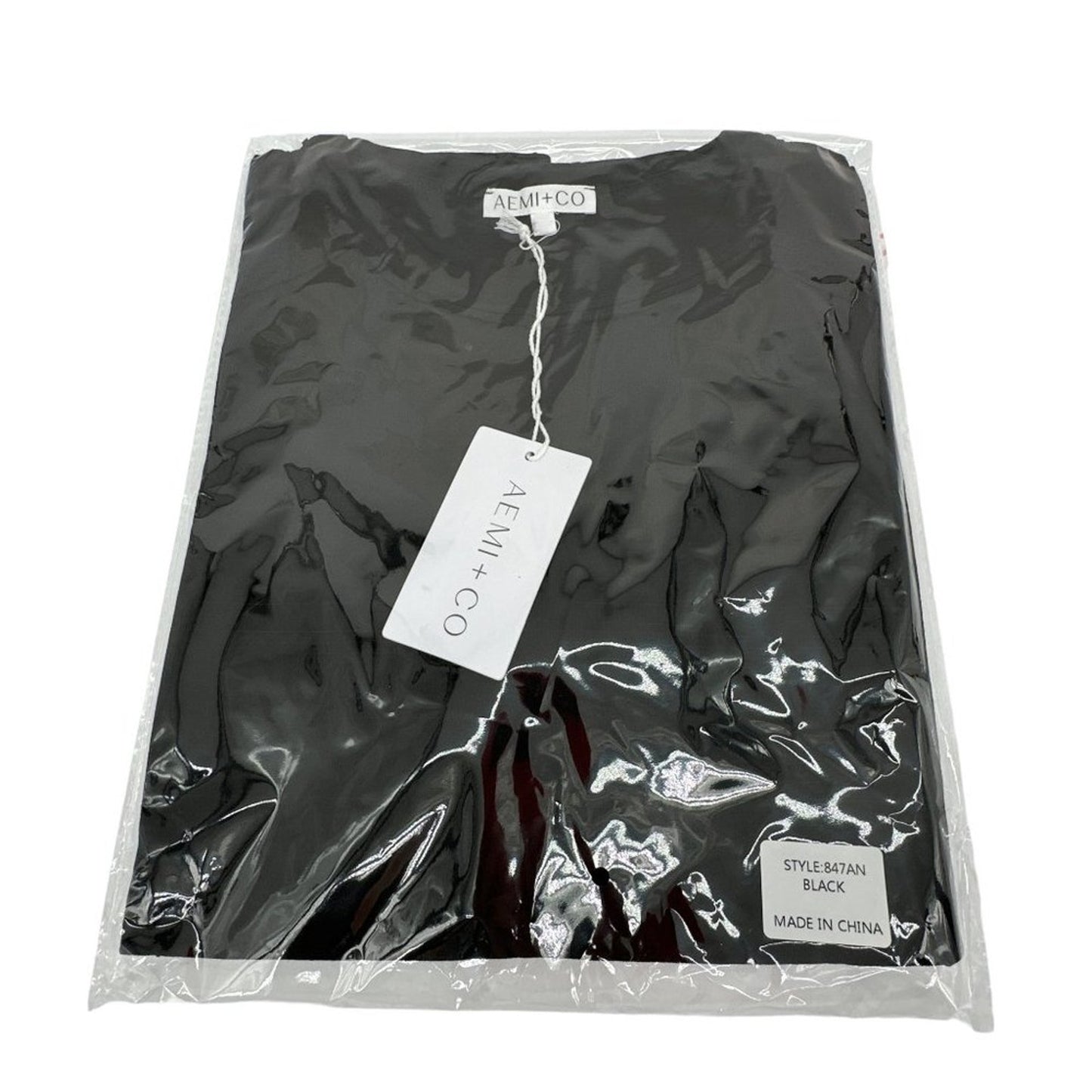 AEMI + CO Junie Tee Black Size S