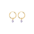 COMPLETEDWORKS Cubic Zirconia & Gold Vermeil Hoop Earrings COMPLETEDWORKS