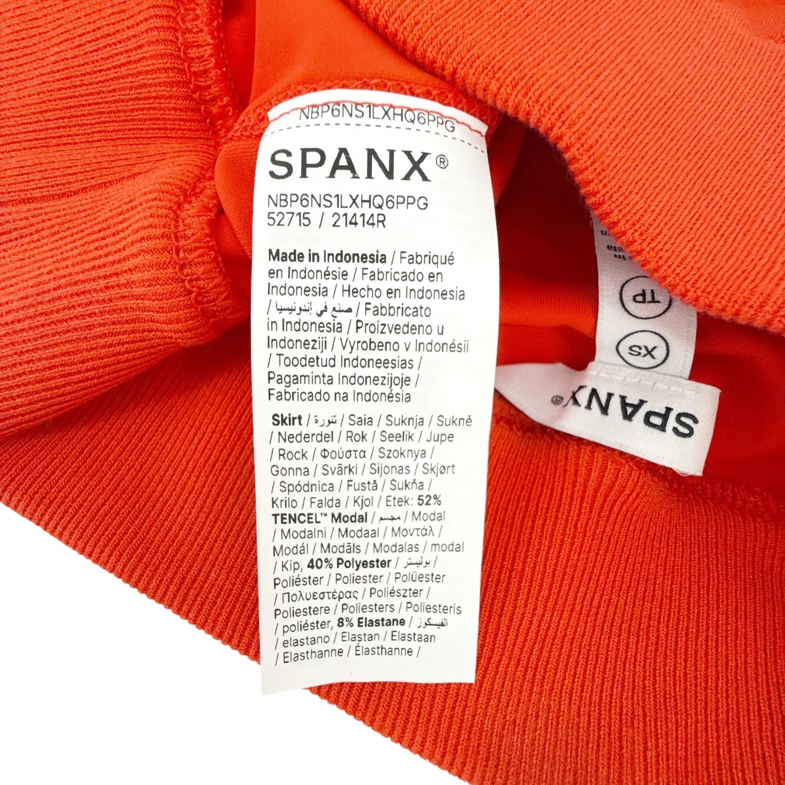 SPANX AirEssentials® Pique Skort in Poppy XS - flyKAMP