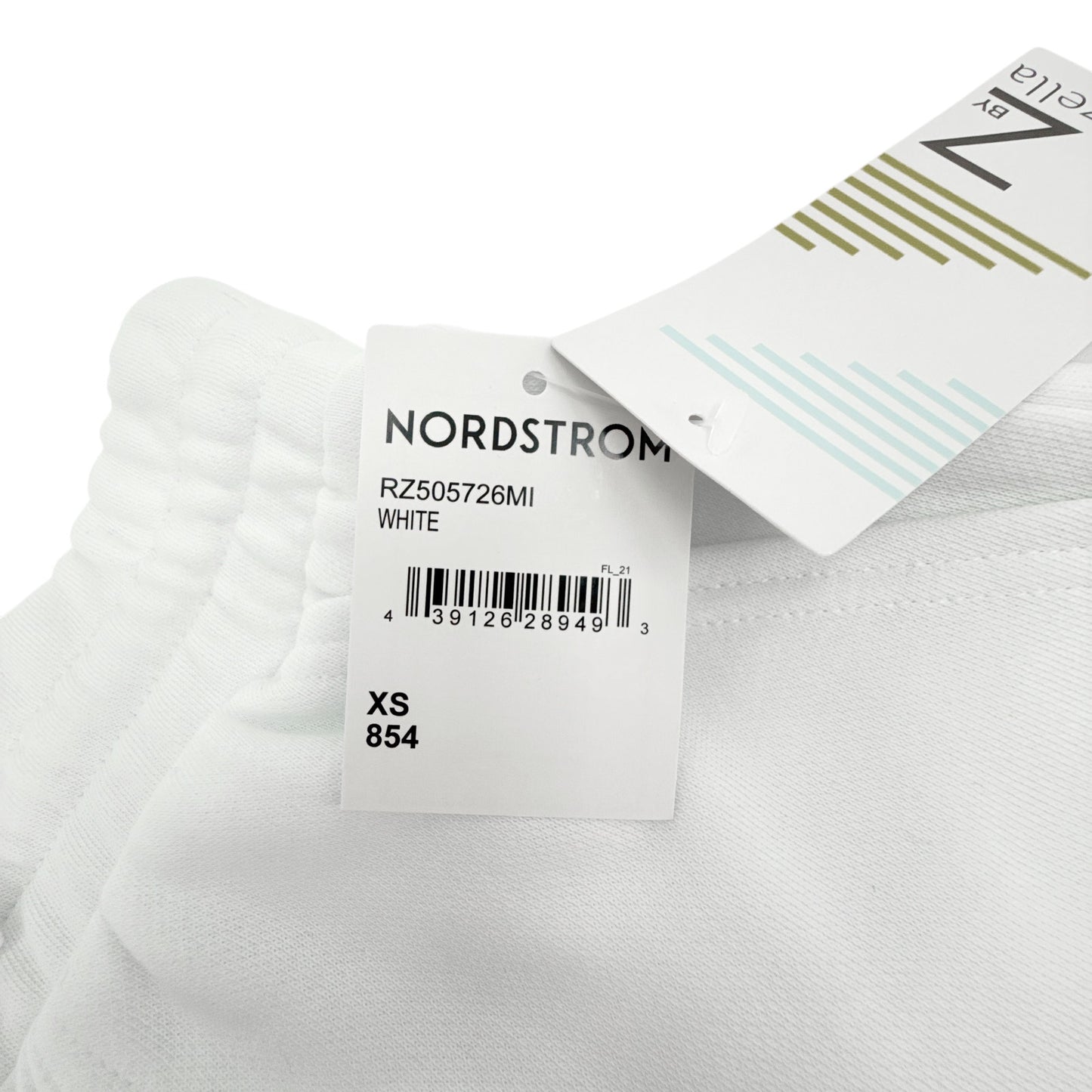 Z by ZELLA Level Up Terry Shorts in White XS