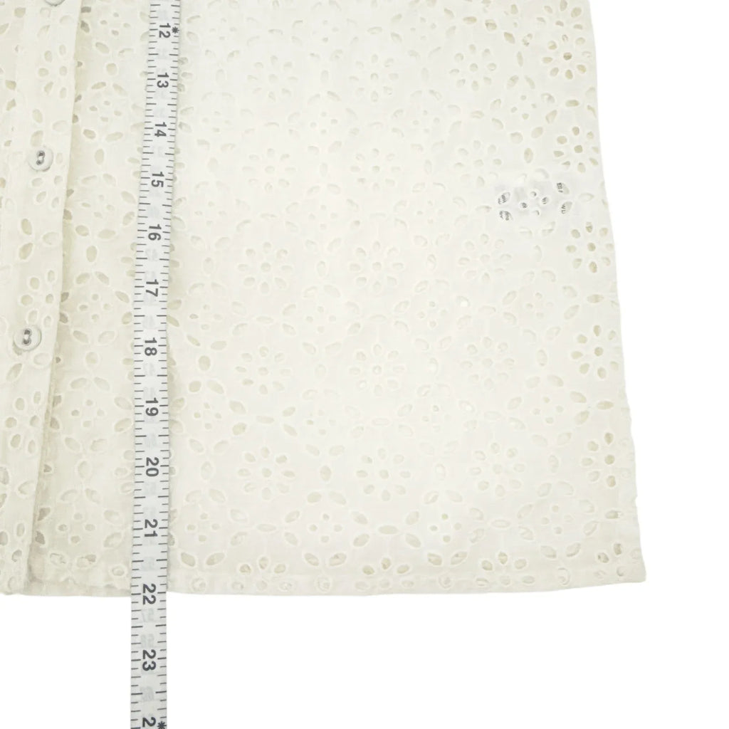 VERONICA BEARD Vitale Eyelet Top 6|M - flyKAMP