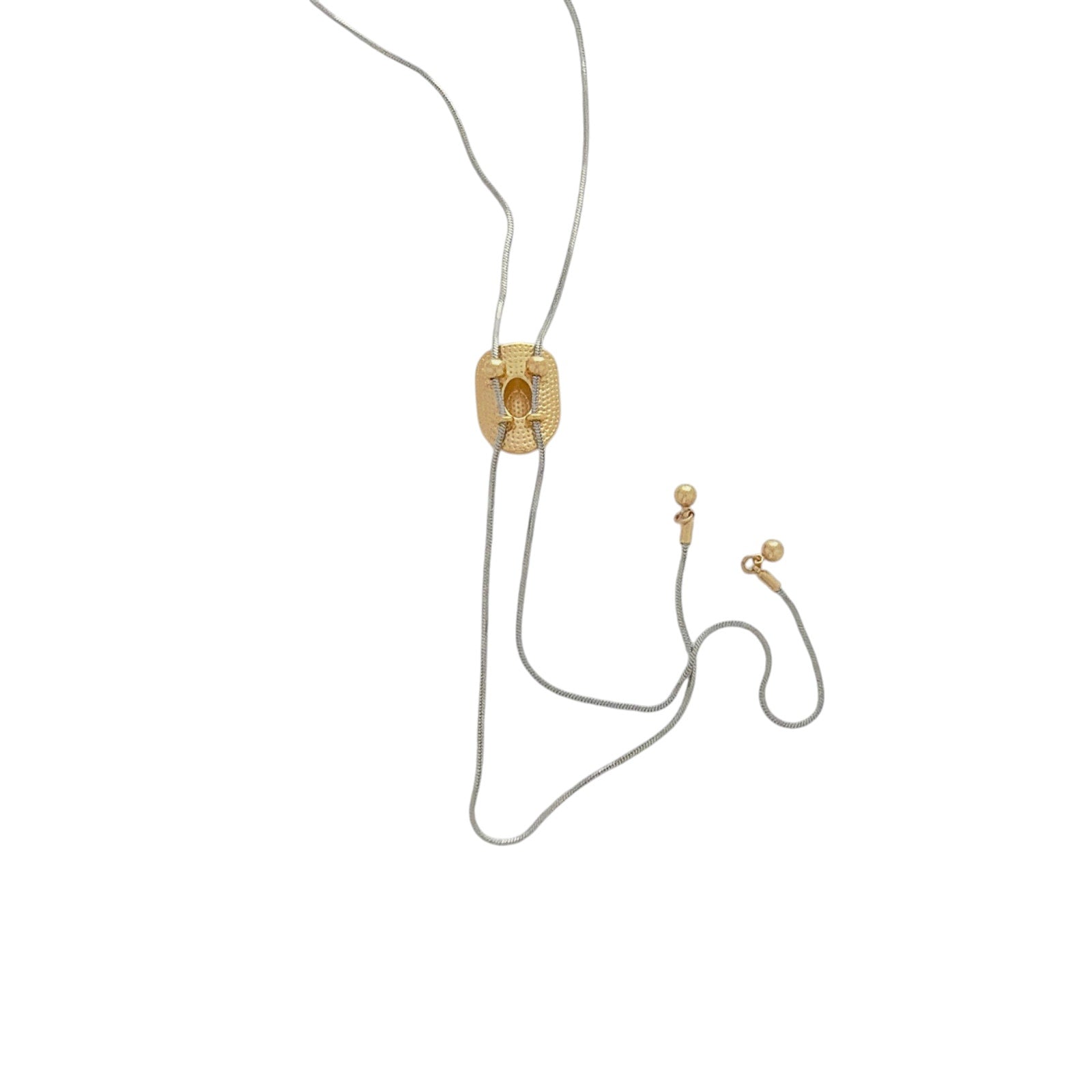 WESTERN Cowgirl Lariat Bolo Necklace in Gold & Silver None and/or Unknown