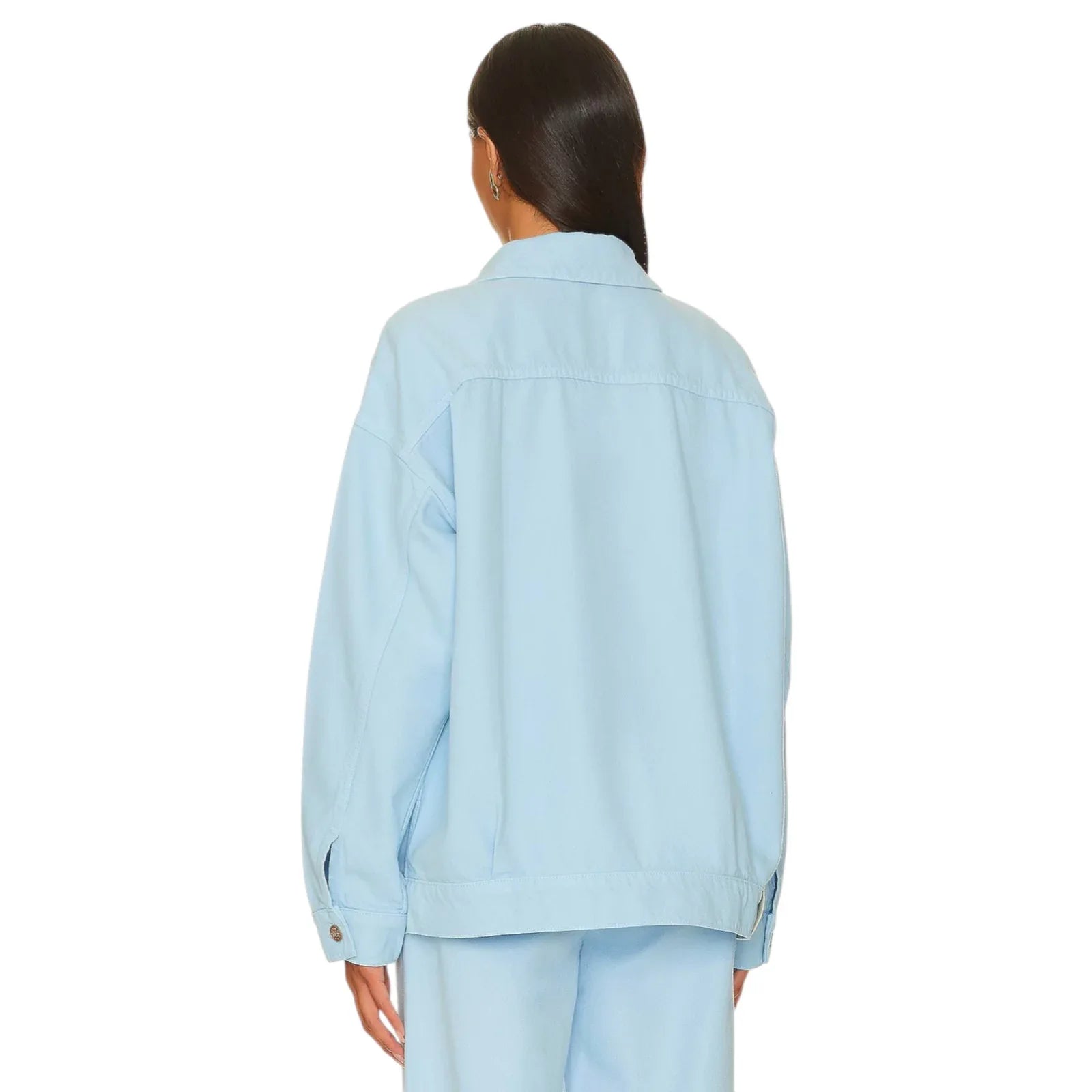 MOTHER Denim SNACKS! The Big Bite Jacket in Blue Barrymore XS - flyKAMP