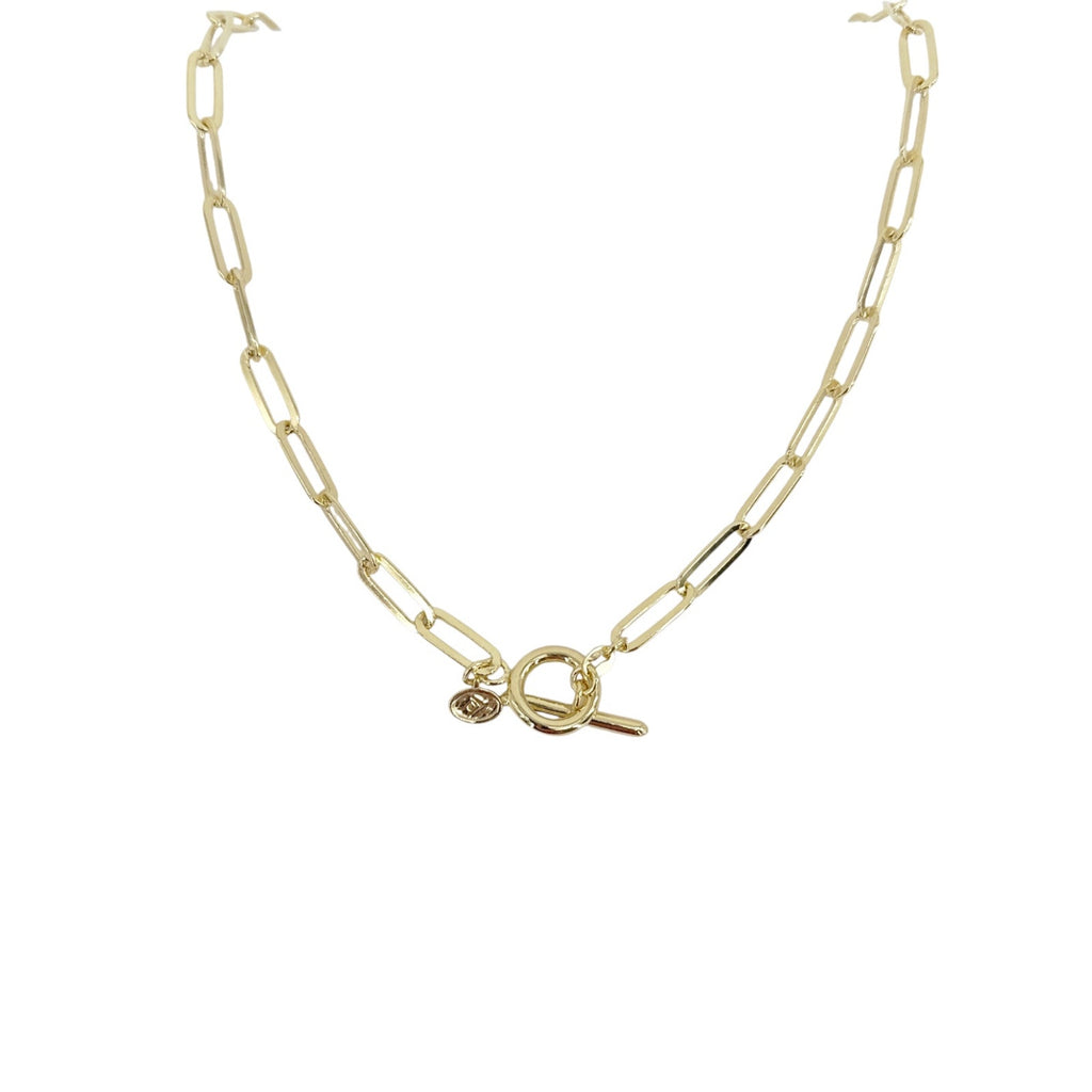 SILPADA Let’s Link Chain Necklace in Gold Plated Silver 17”