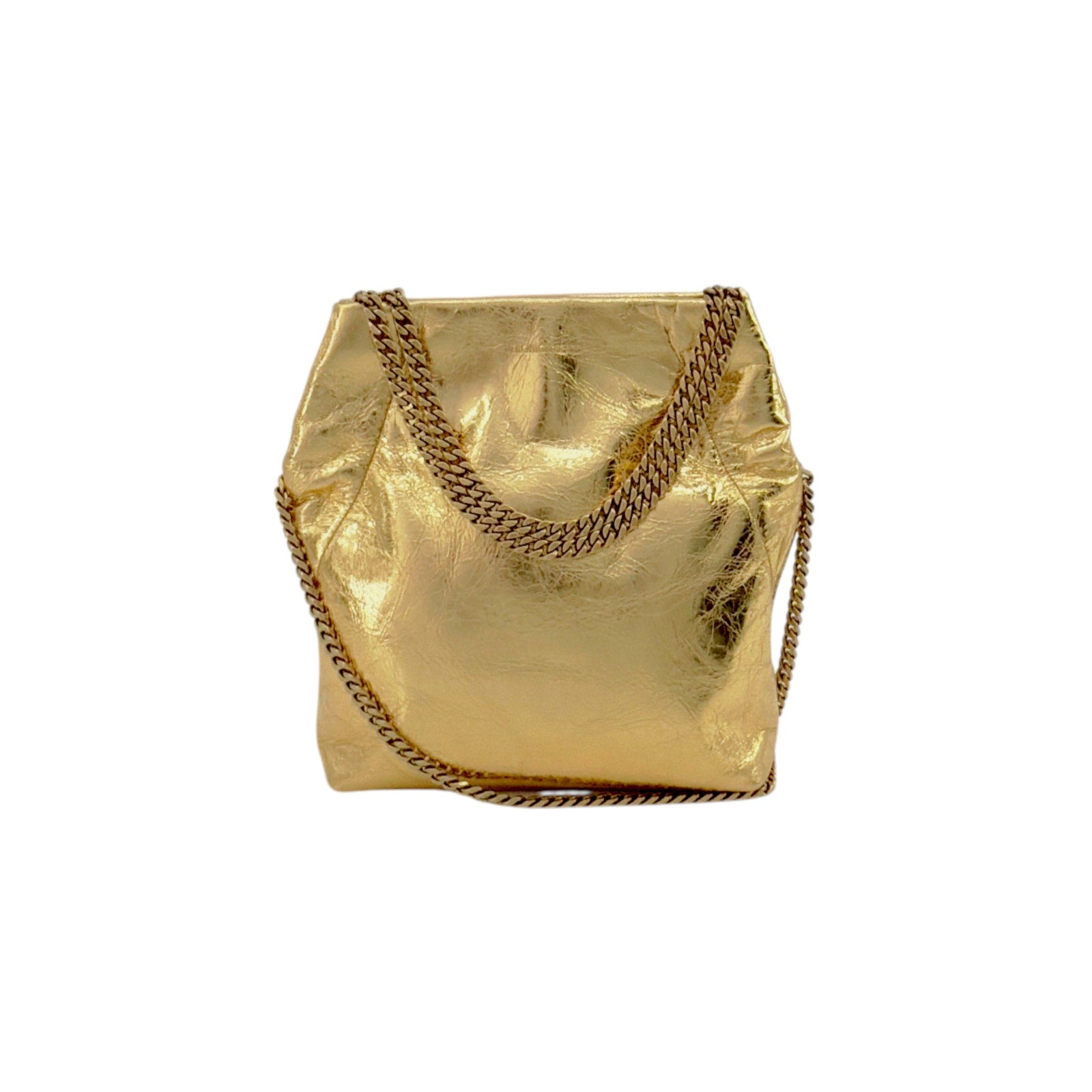 VERONICA BEARD Small Slouch Leather Shoulder Bag in Gold Veronica Beard