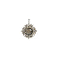 VIRGINS SAINTS & ANGELS VSA Petite Cloister San Benito Medallion in Silver Virgins Saints & Angels