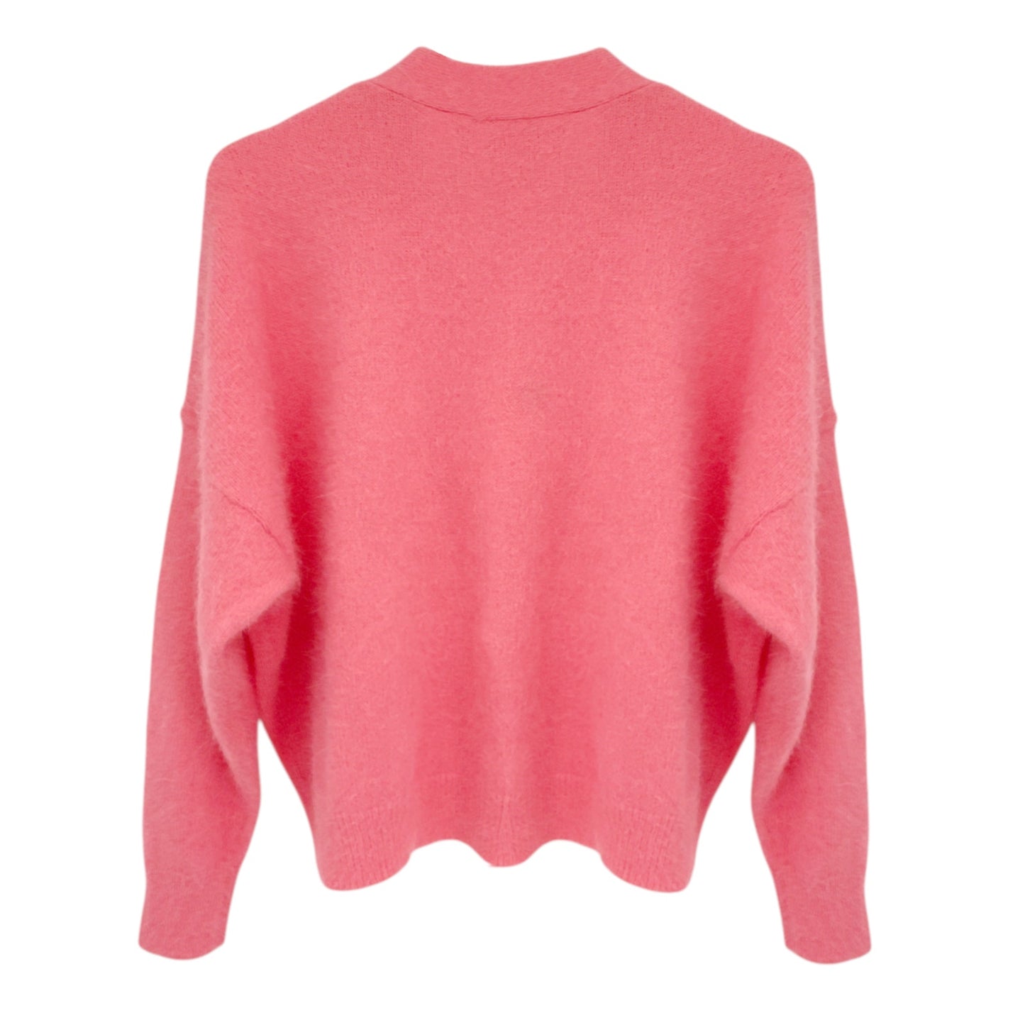THE GREAT. The Fluffy Slouch Cardigan in Cherry Blossom 0|XS