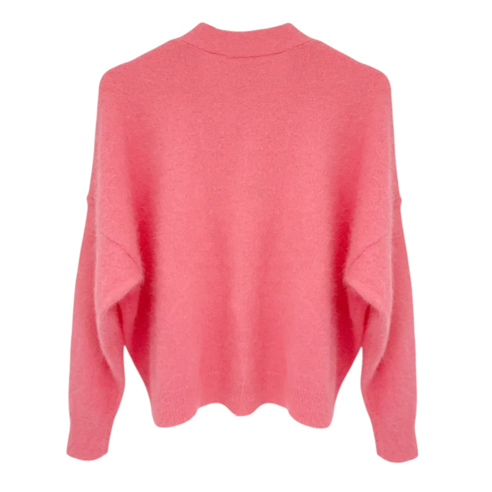 THE GREAT. The Fluffy Slouch Cardigan in Cherry Blossom 0|XS - flyKAMP