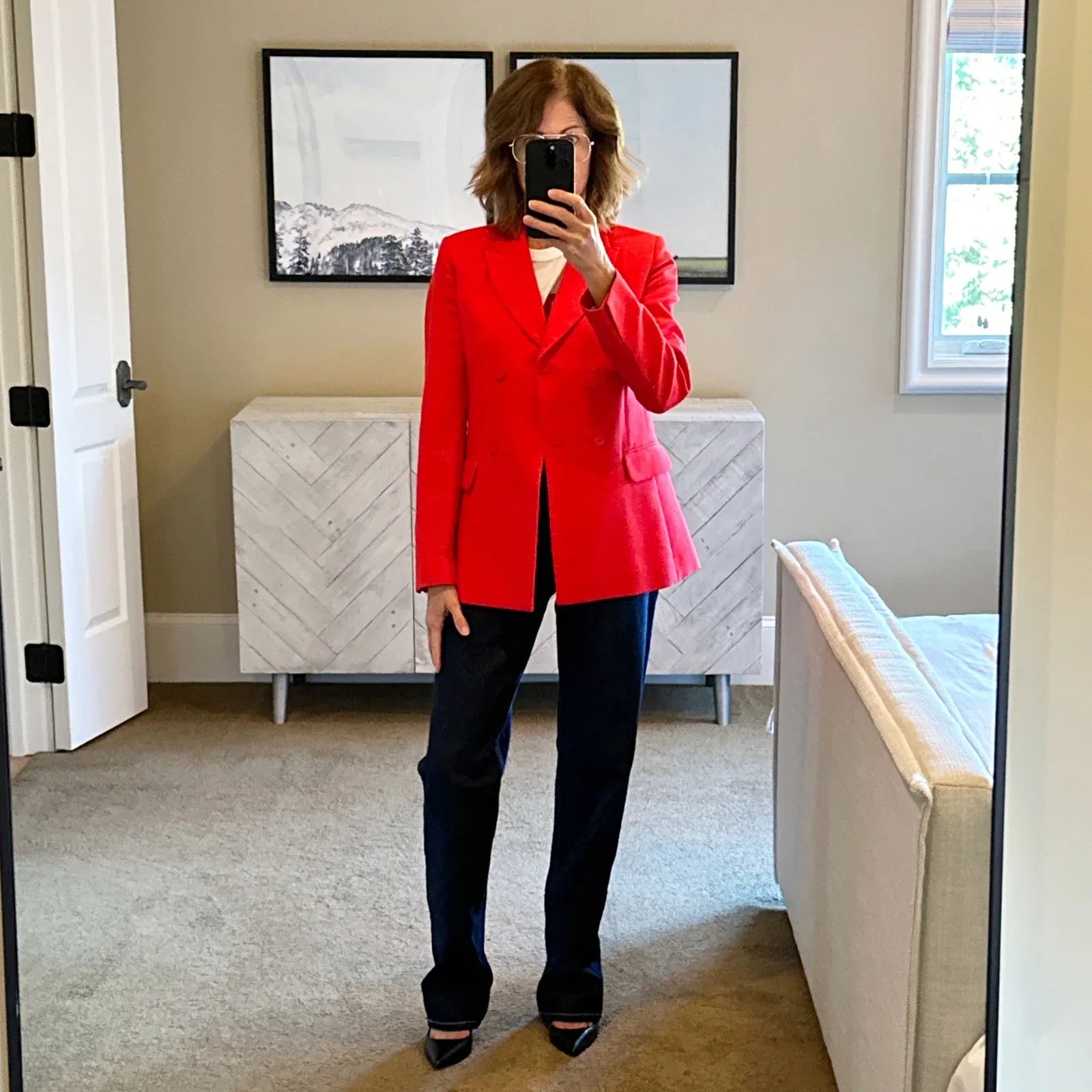 SANDRO Soazic Double Breasted Blazer S - flyKAMP