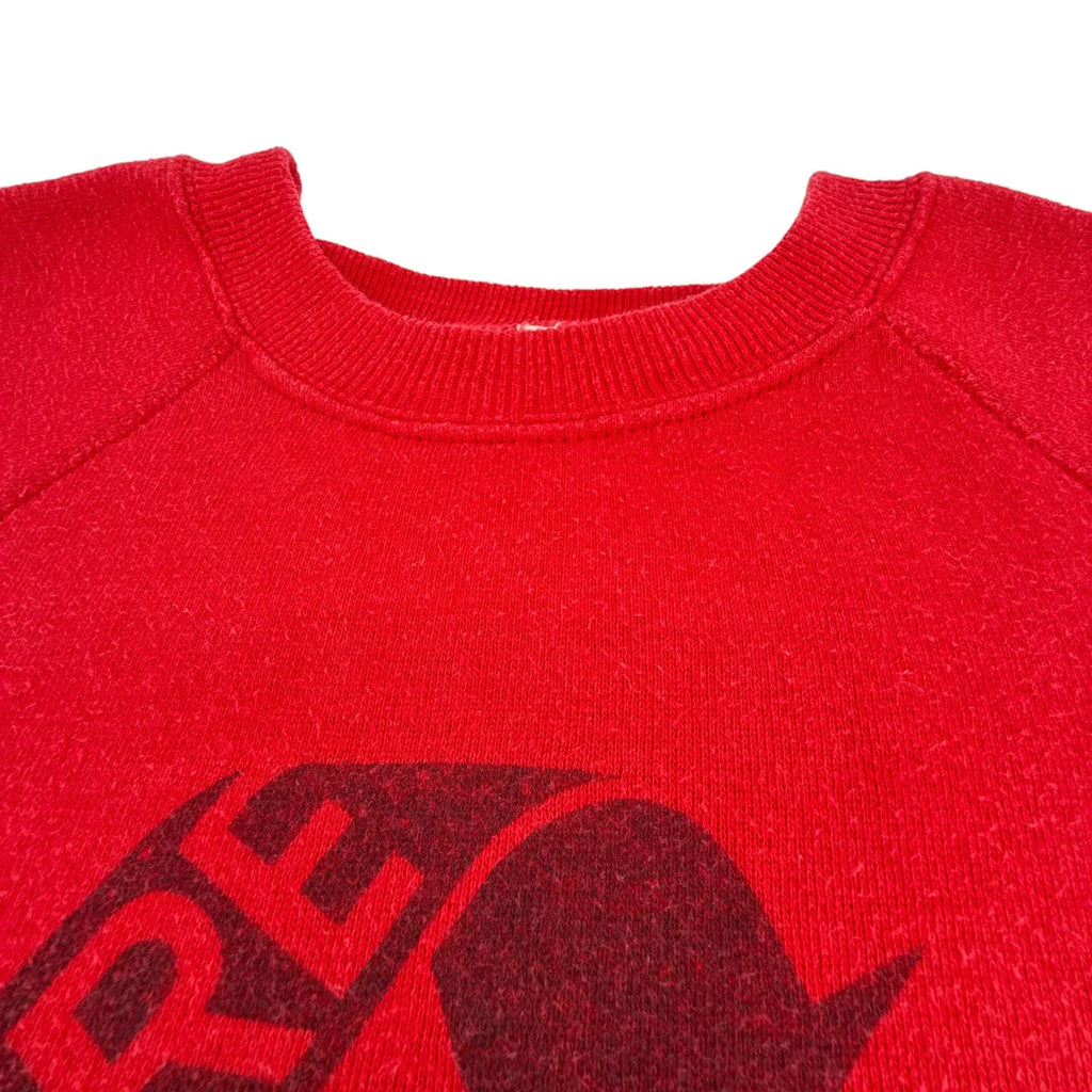 RE/DONE Recycle Crew Neck Sweatshirt in Red XS/S - flyKAMP