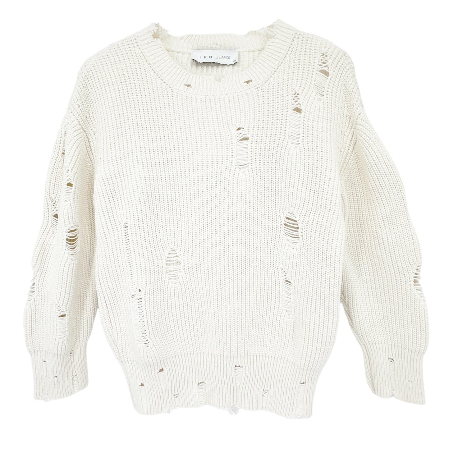 IRO Polxa Distressed Ribbed Sweater XS