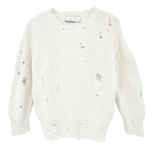 IRO Polxa Distressed Ribbed Sweater XS