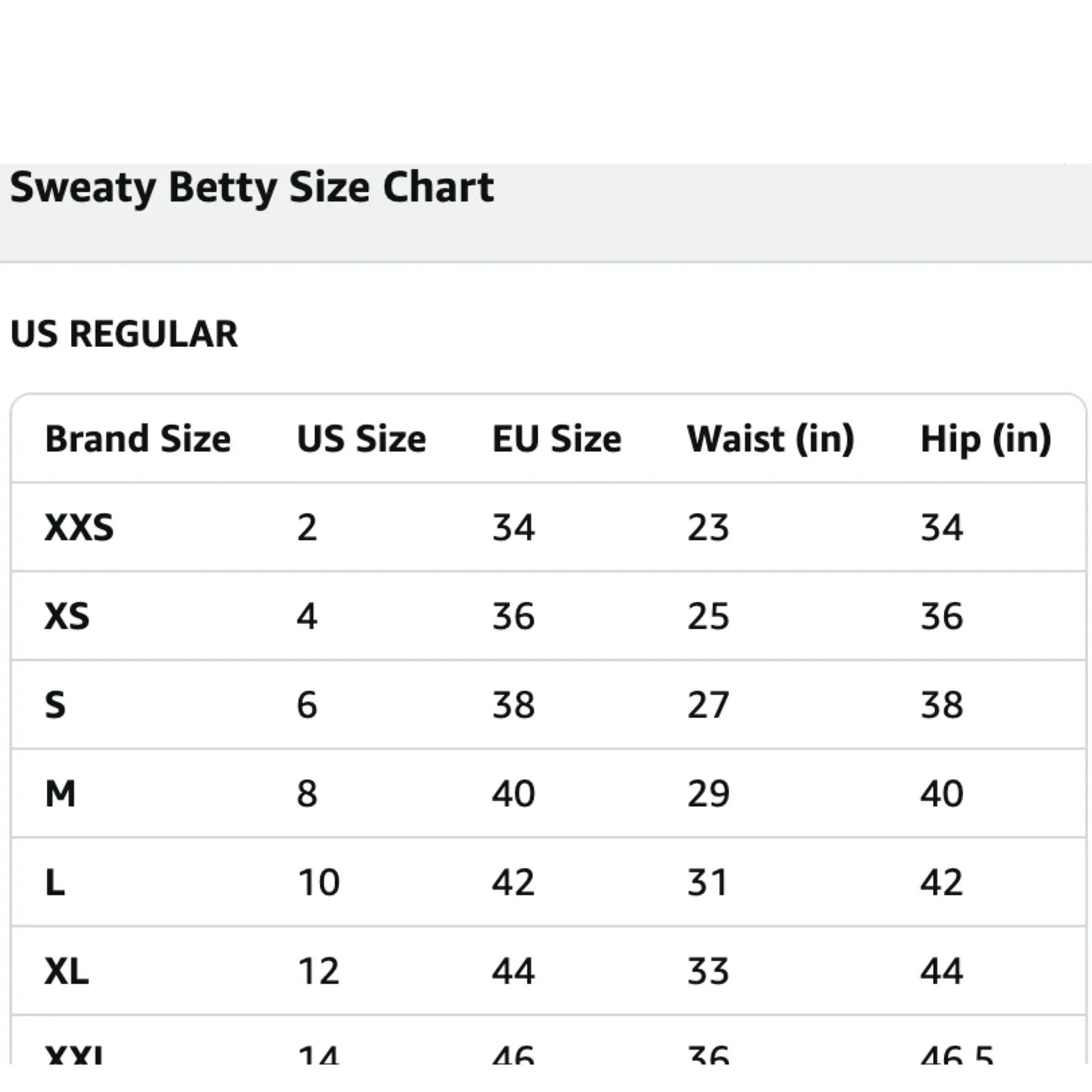SWEATY BETTY Power 7/8 Sweat Wicking Workout Legging XS - flyKAMP