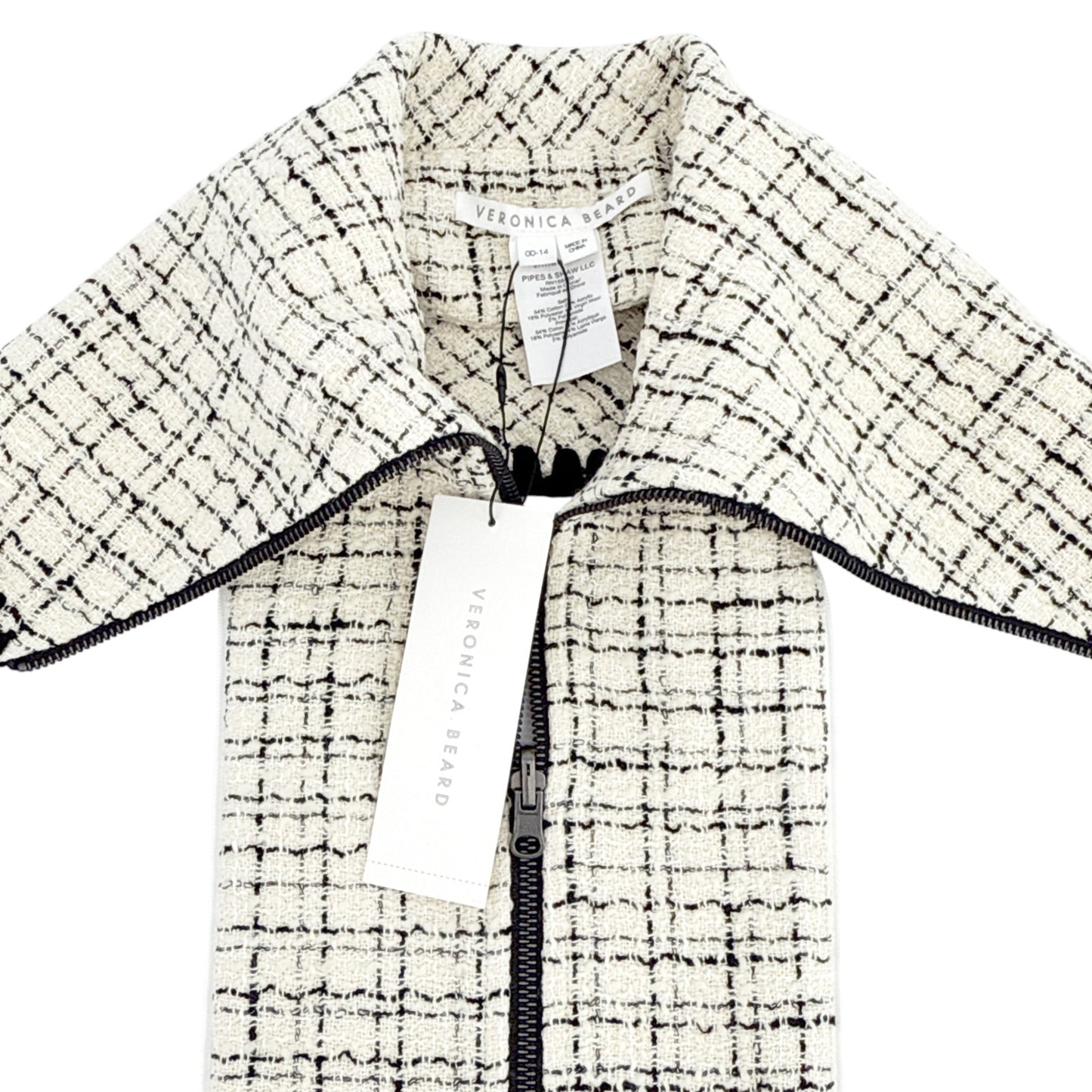 VERONICA BEARD Piney Dickey in White & Black