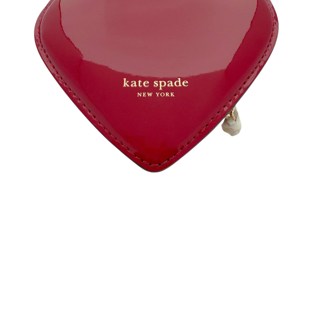 KATE SPADE New York Key to My Heart Wristlet in Cherry Rouge Kate Spade