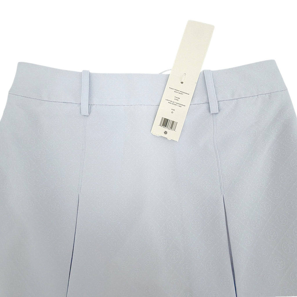 TORY BURCH T Monogram Golf Skirt in Light Blue T Monogram Mini Sport Tory Burch