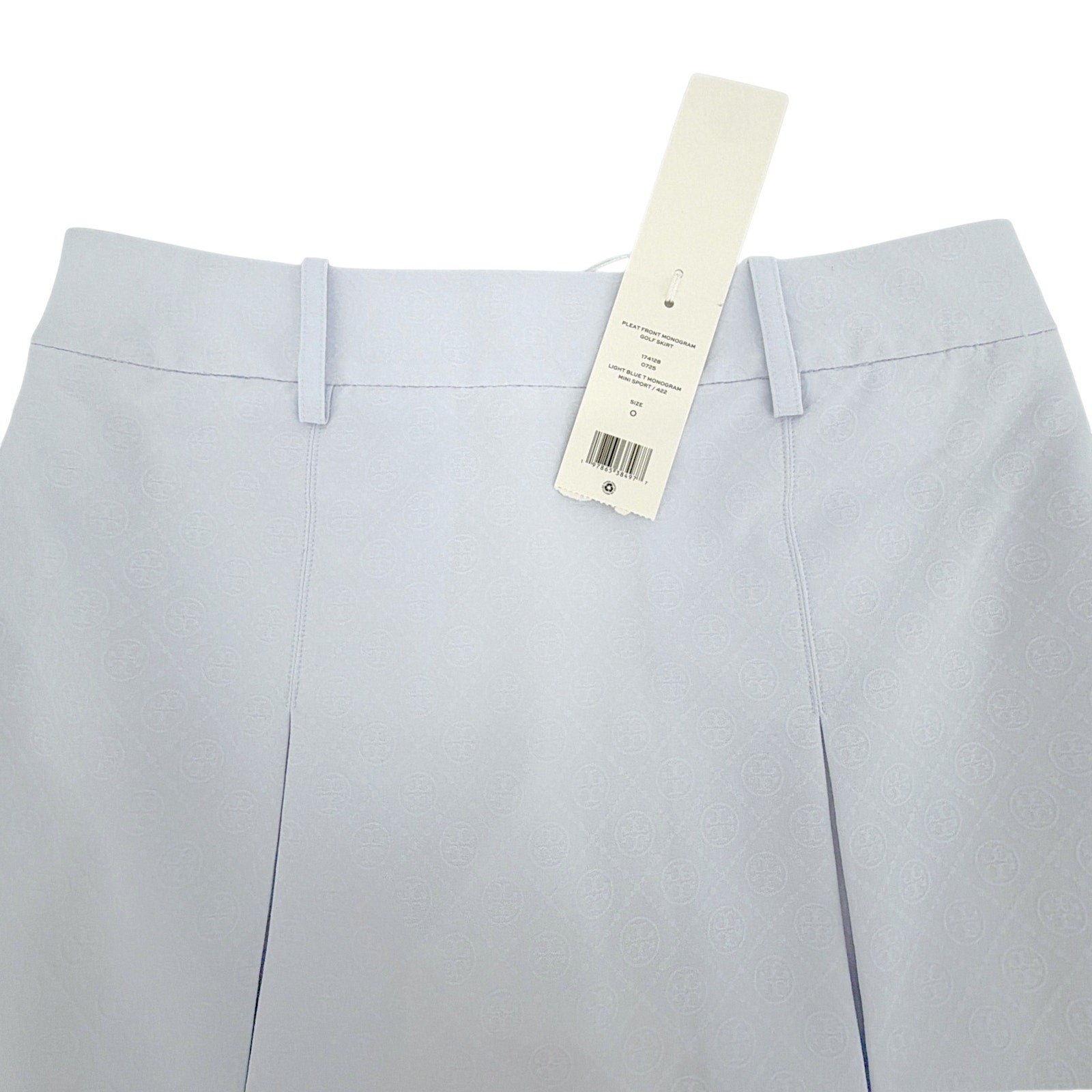 TORY BURCH T Monogram Golf Skirt in Light Blue T Monogram Mini Sport Tory Burch