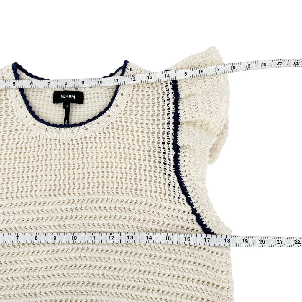 ME+EM Sweater Vest with Ruffles M - flyKAMP