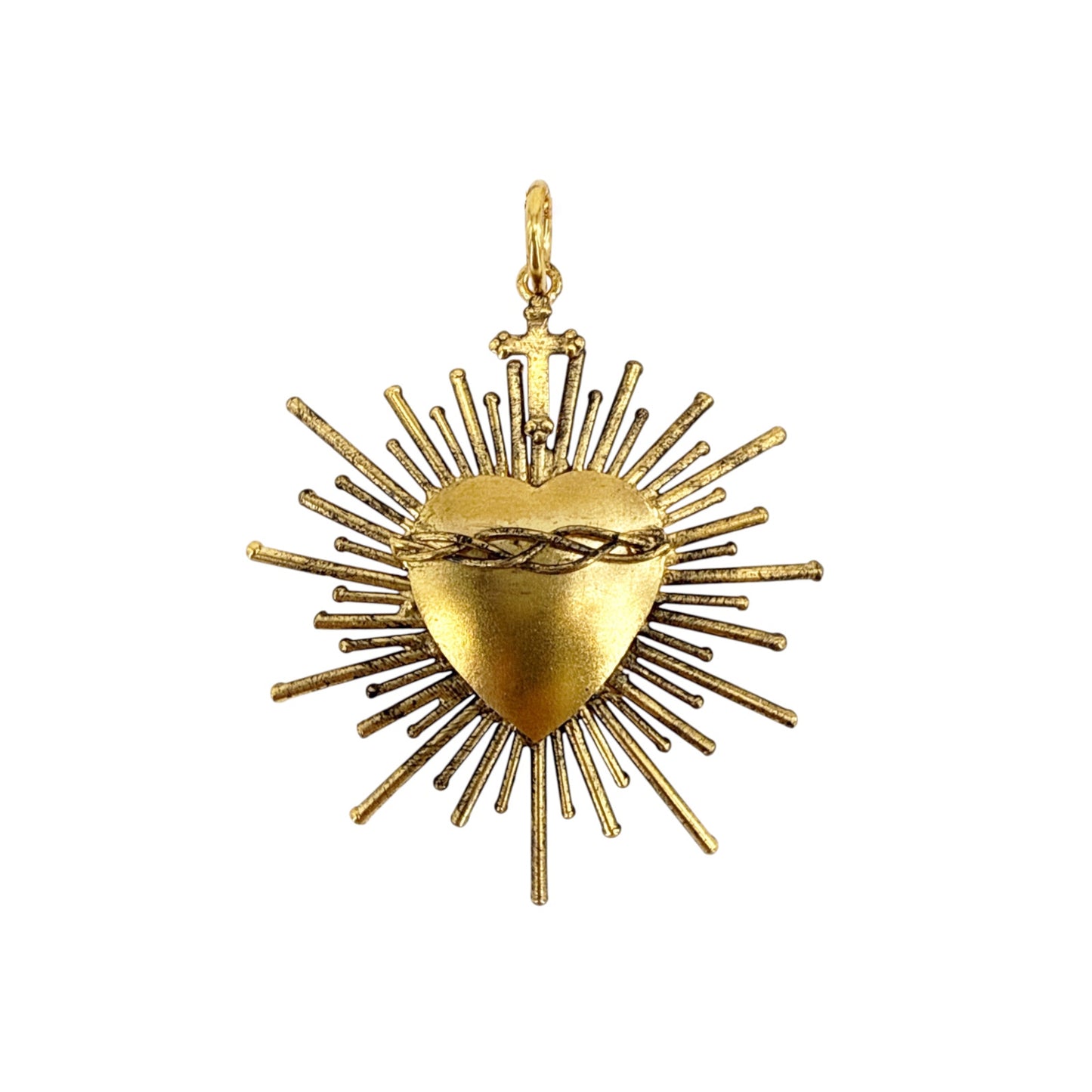 VIRGINS SAINTS & ANGELS VSA Sacred Flame Charm in Gold