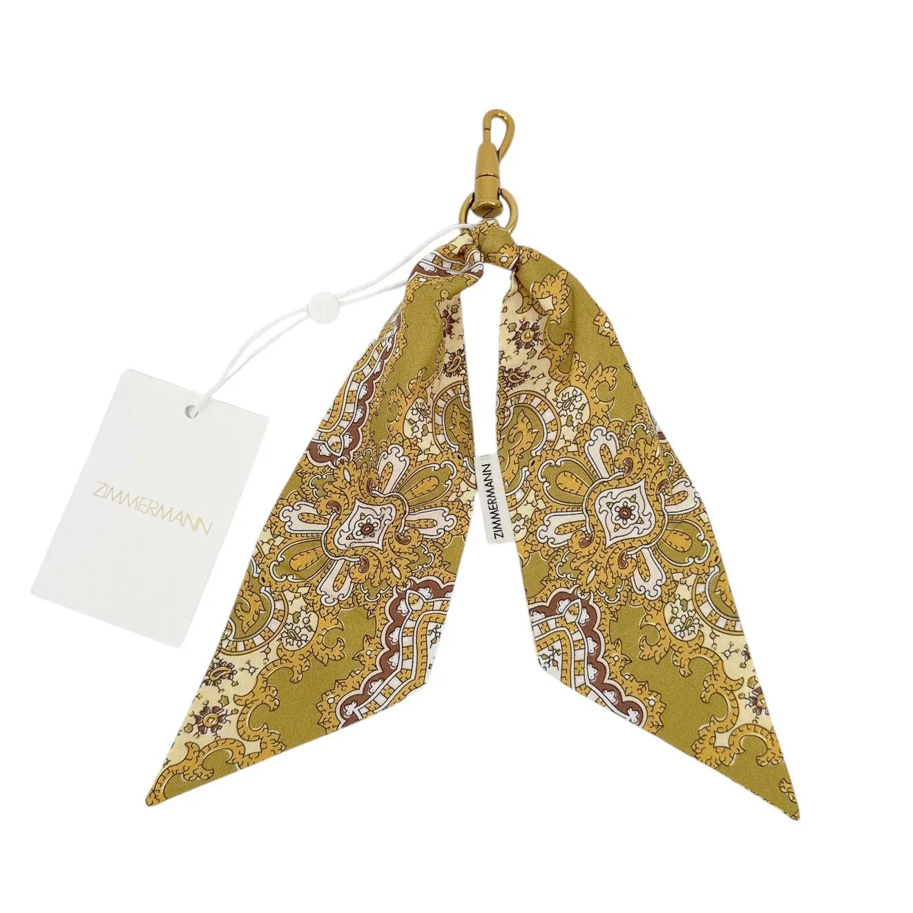 ZIMMERMANN Printed Silk Key Bag Charm - flyKAMP