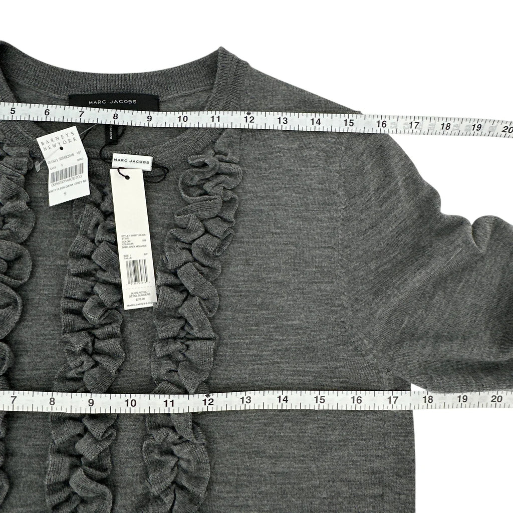 MARC JACOBS Ruffle Merino Wool Sweater S - flyKAMP