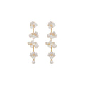 KATE SPADE New York Precious Pansy Statement Linear Earrings Kate Spade New York