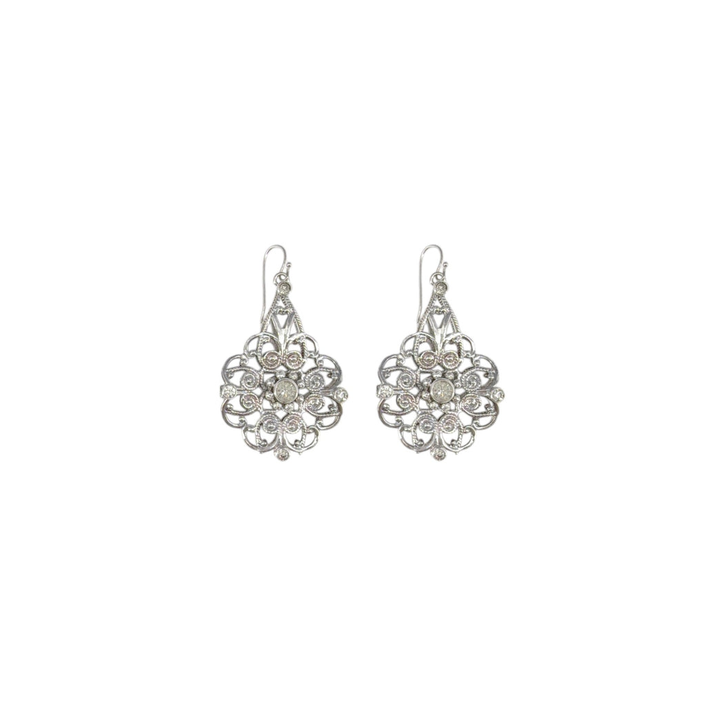 VIRGINS SAINTS & ANGELS VSA Snow White Flower Drop Earrings Once Upon a Time Virgins Saints & Angels