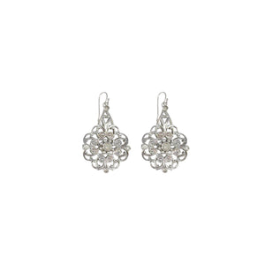VIRGINS SAINTS & ANGELS VSA Snow White Flower Drop Earrings Once Upon a Time