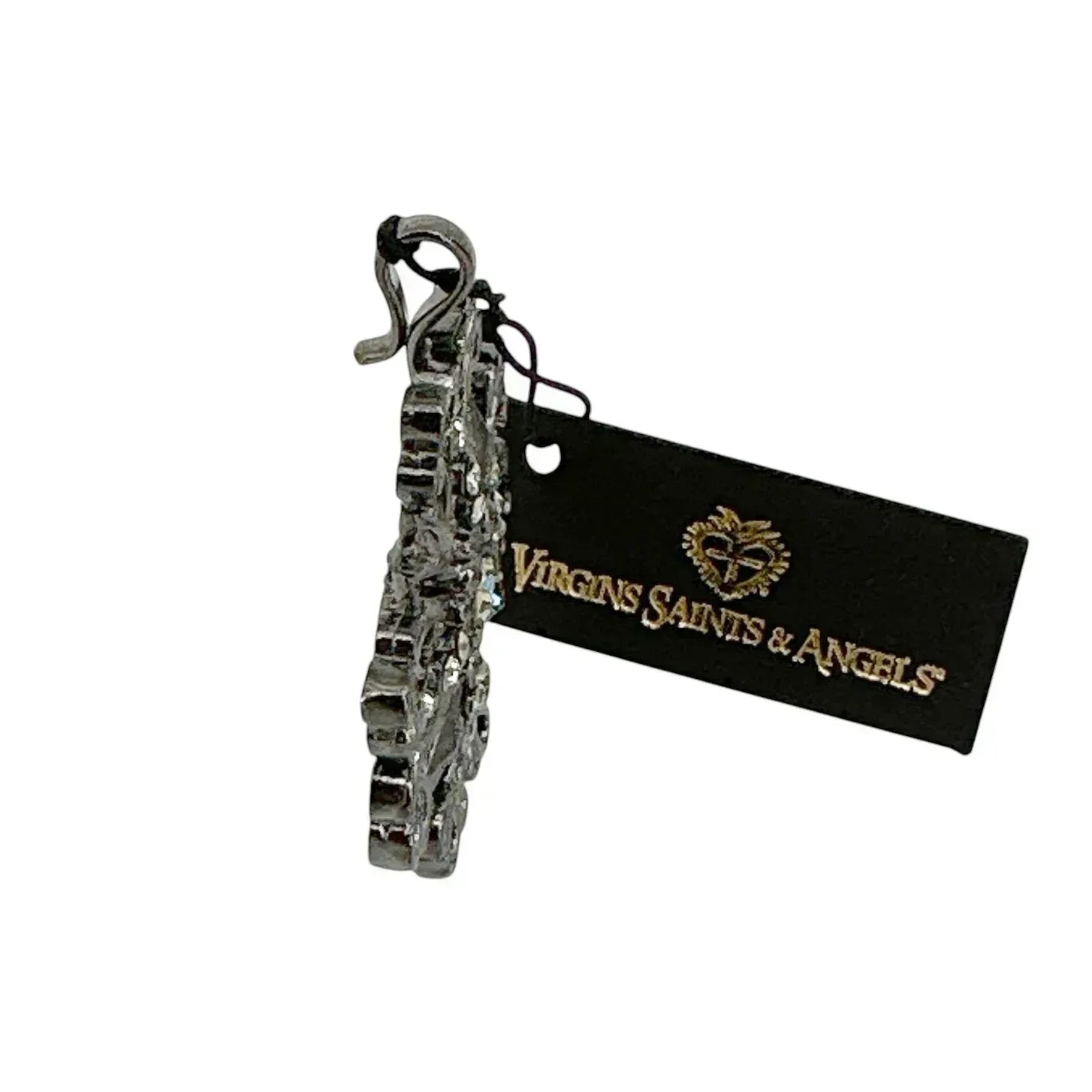 VIRGINS SAINTS & ANGELS VSA Electra Cross Medallion in Gunmetal - flyKAMP