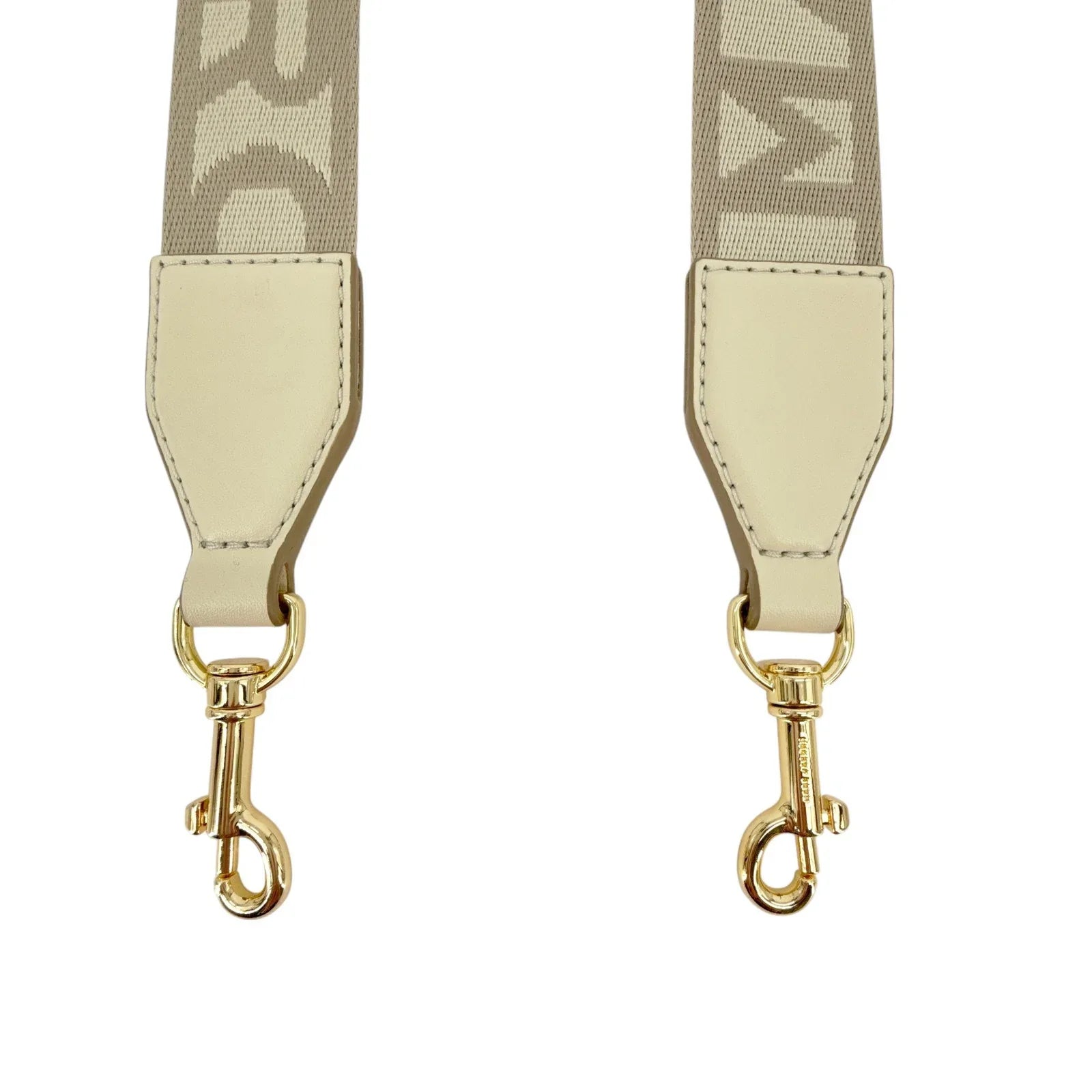 MARC JACOBS The Thin Outline Logo Webbing Strap - flyKAMP