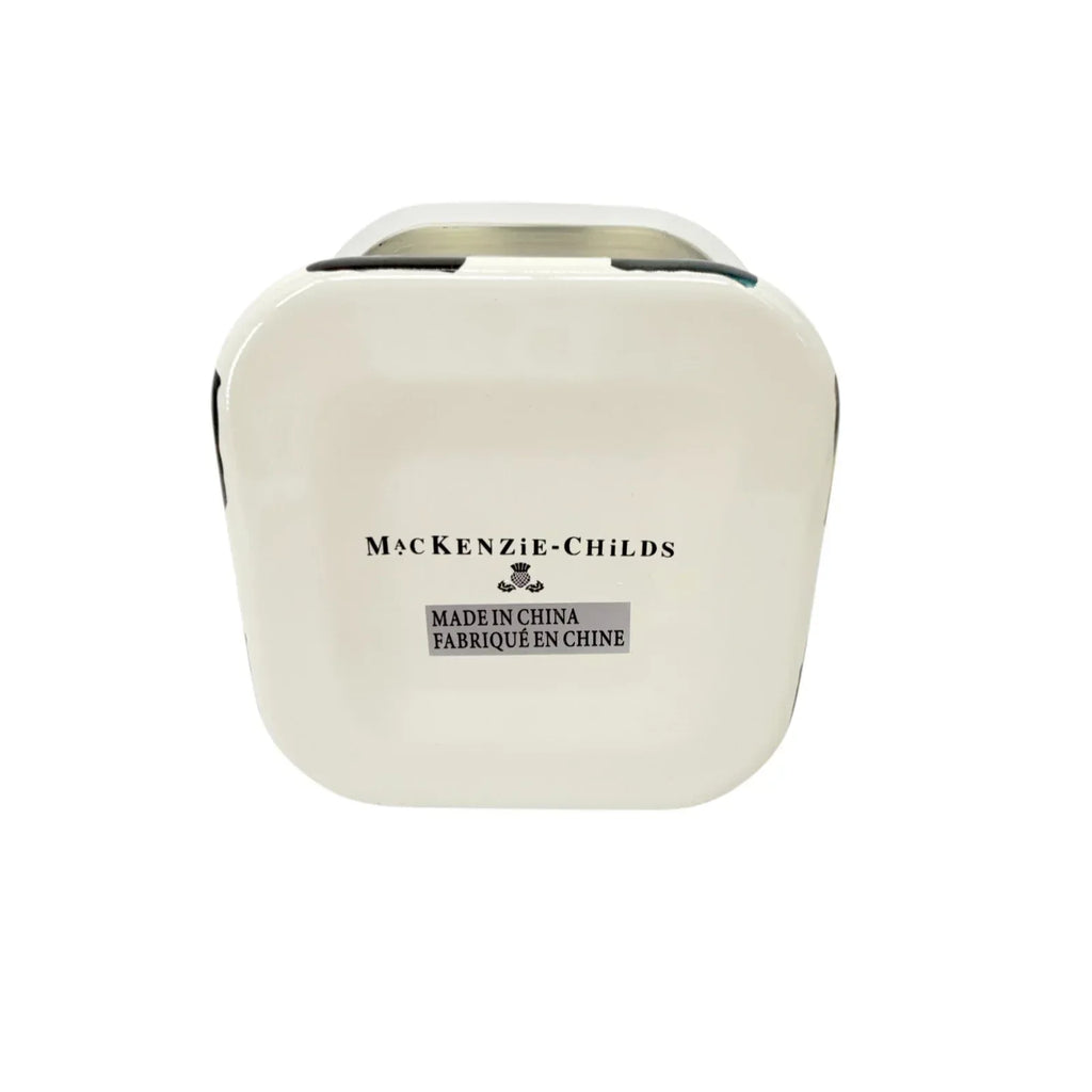 MACKENZIE-CHILDS Courtly Check Enamel Deep Squarage Bowl || Small - flyKAMP