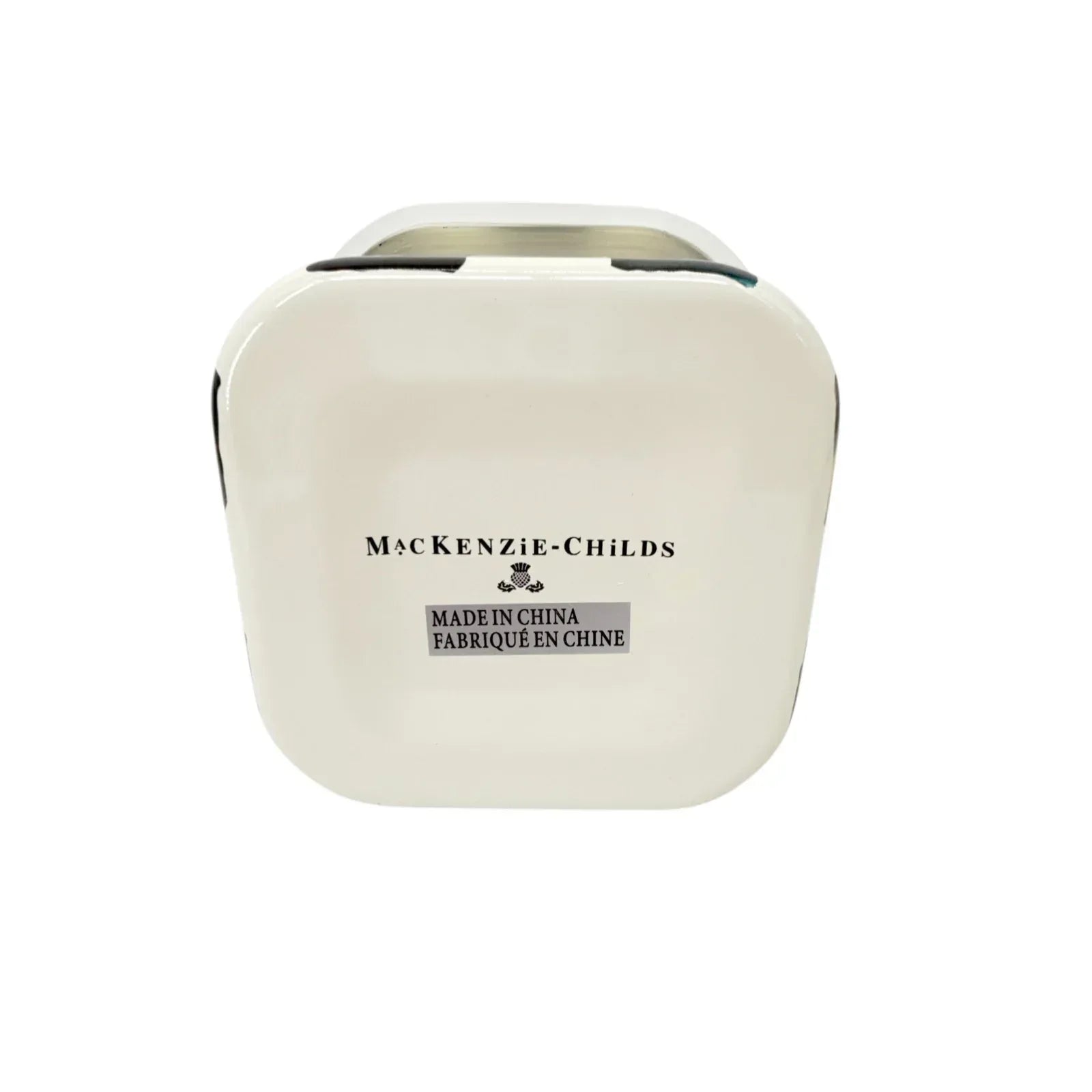 MACKENZIE-CHILDS Courtly Check Enamel Deep Squarage Bowl || Small - flyKAMP