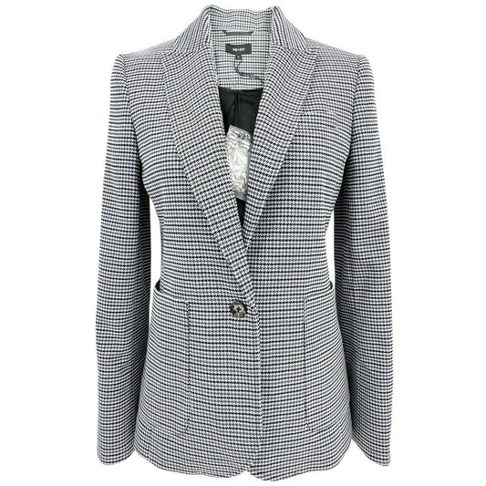 ME+EM Houndstooth Boyfriend Blazer UK10 | US6 | Small