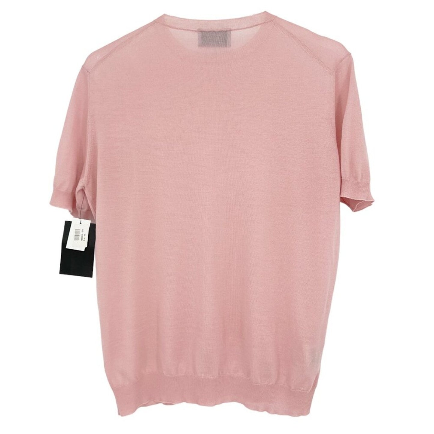 PRADA Short Sleeve Sweater In Pink IT40|S