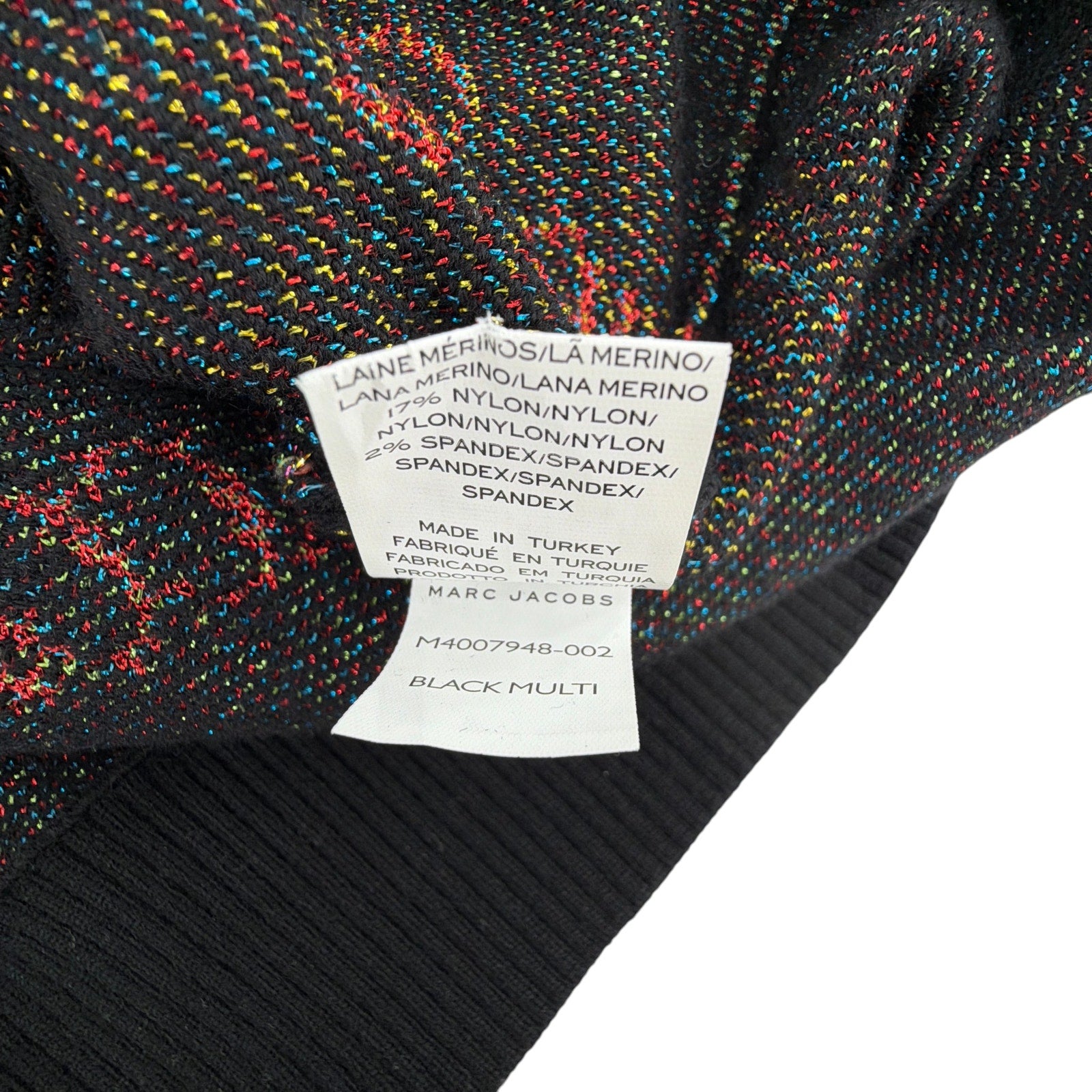 MARC JACOBS x NEW YORK MAGAZINE The Logo Sweater in Black XS Marc Jacobs