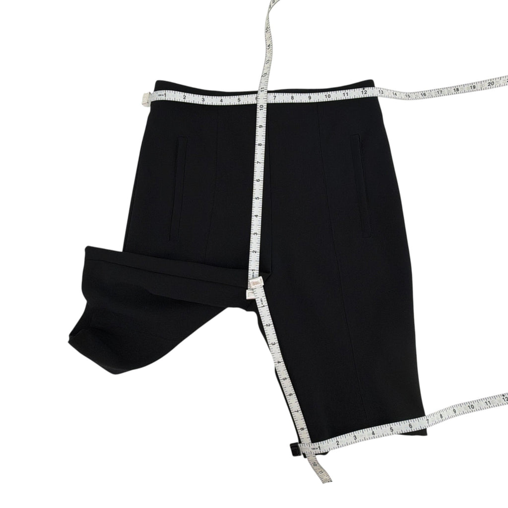TIBI Anson High Rise Biker Shorts in Black 0 Tibi