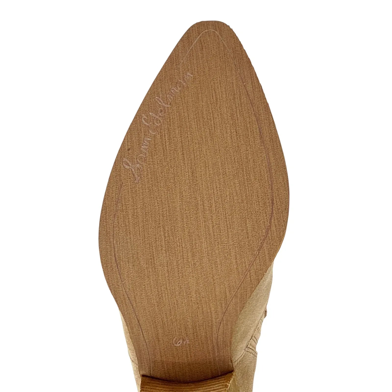 SAM EDELMAN Walton Suede Bootie in Oatmeal 6.5 - flyKAMP