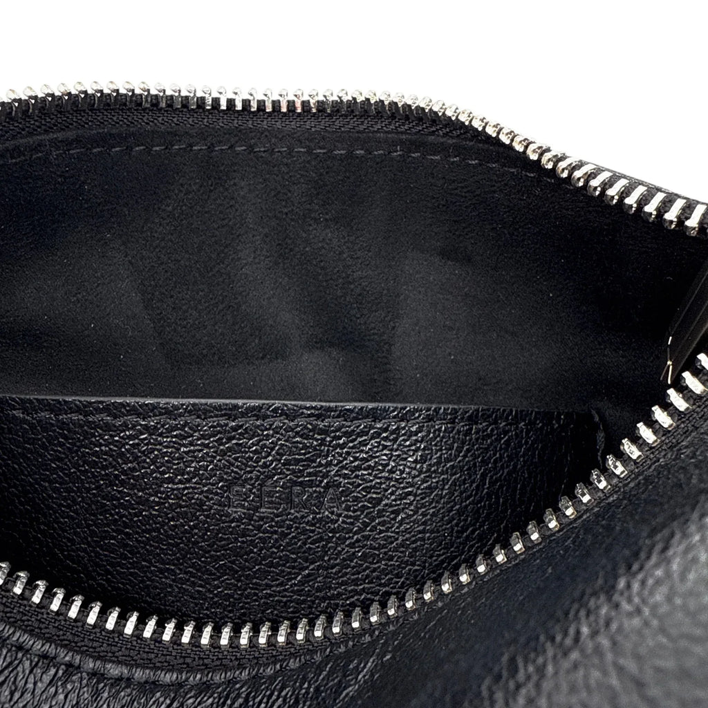 EERA Moon Bag Laminated Leather in Black - flyKAMP