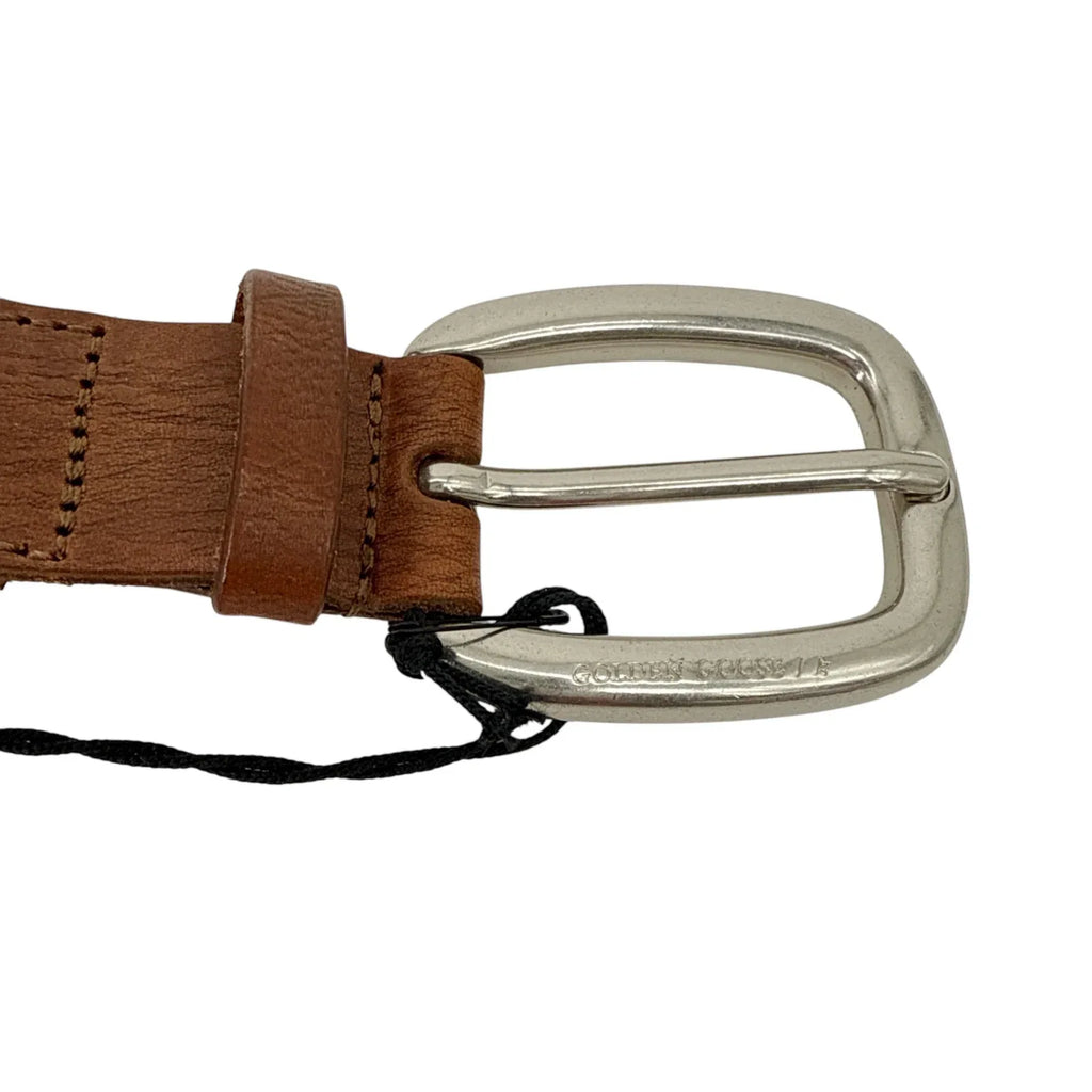 GOLDEN GOOSE Houston Belt in Brown 80cm|32in - flyKAMP