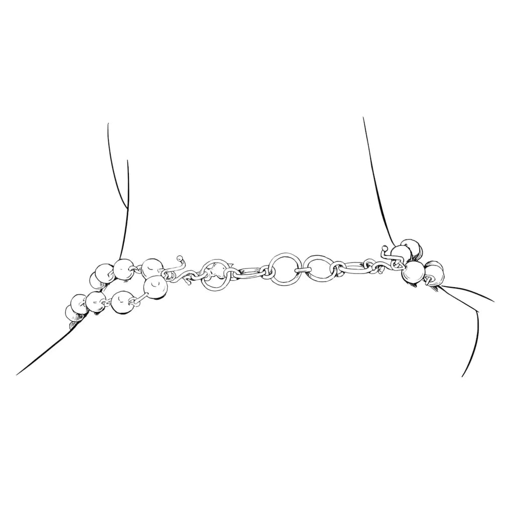 VIRGINS SAINTS & ANGELS VSA Necklace Accessory in Gunmetal - flyKAMP