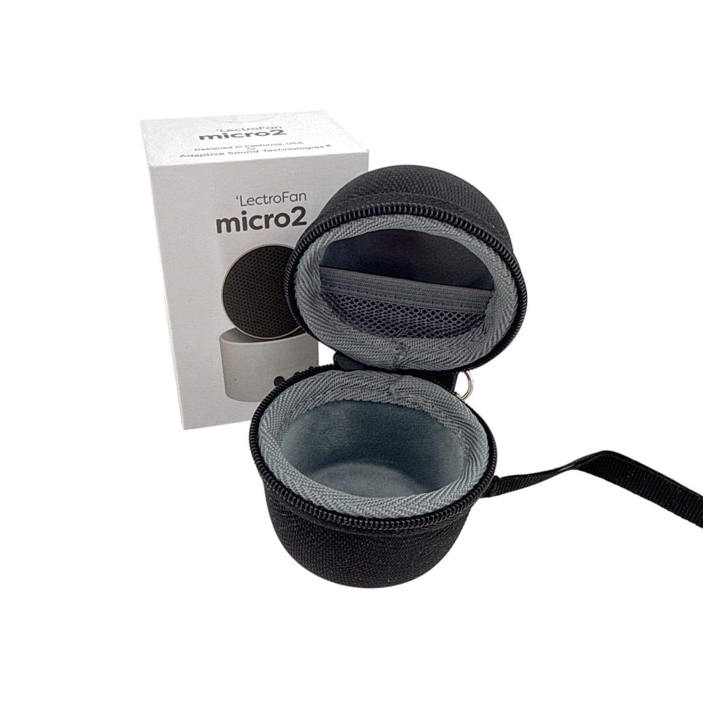 LECTROFAN Micro2 Portable Bluetooth Speaker Sound Machine & Carrying Case