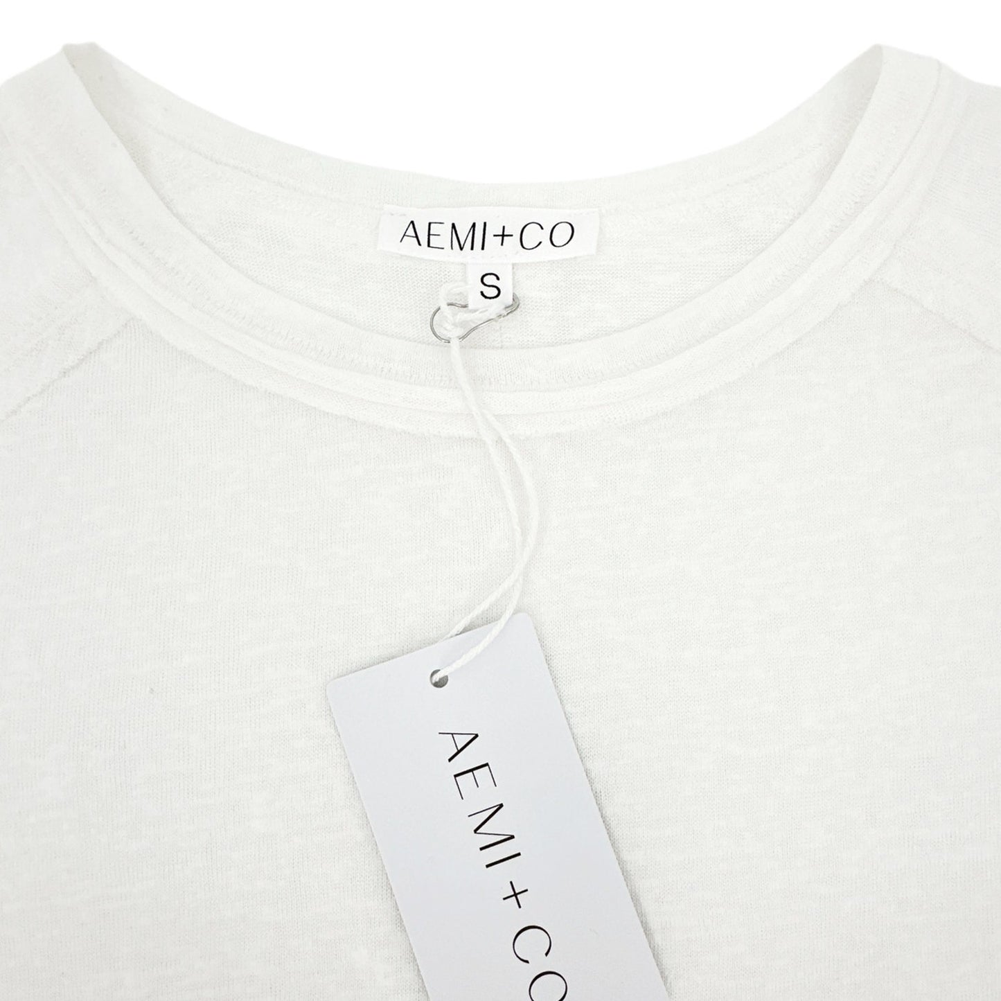 AEMI + CO Junie Tee White Size S