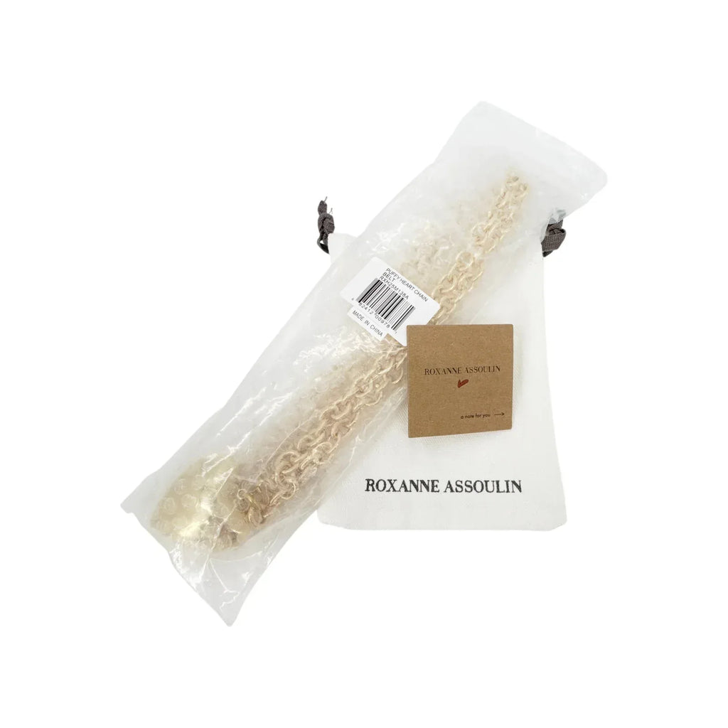 ROXANNE ASSOULIN The Cable Chain Belt in Gold - flyKAMP