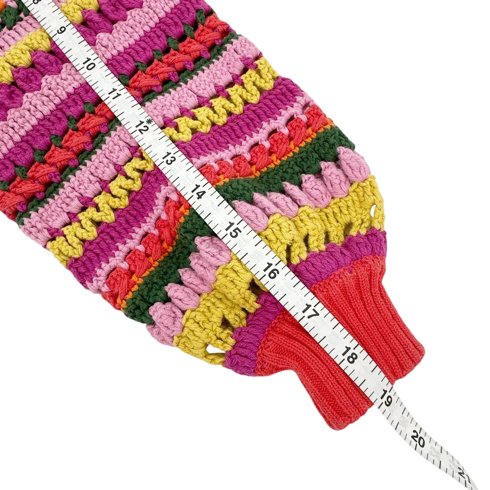 FARM RIO Fruit Dream Crochet Sweater XS - flyKAMP