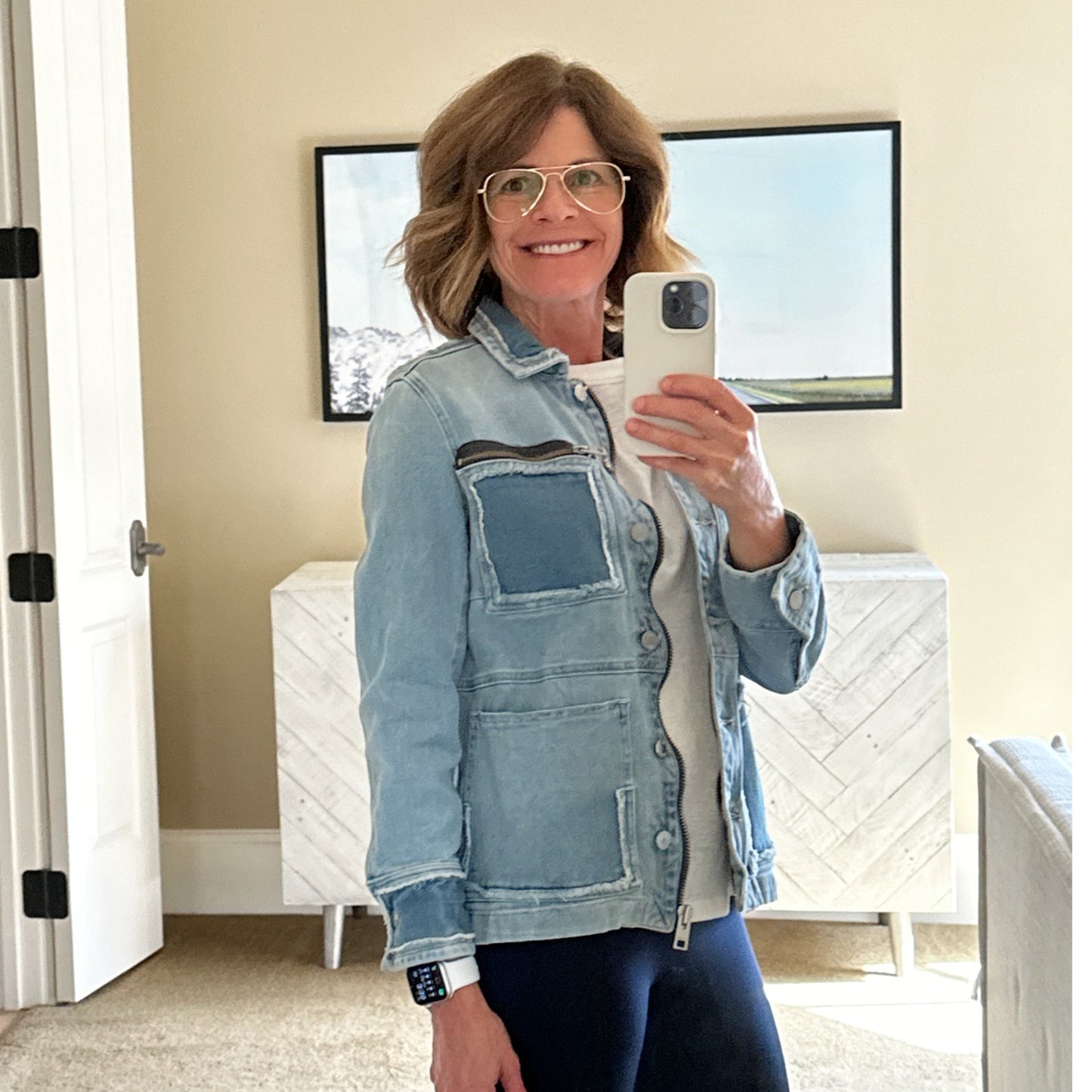 ZADIG & VOLTAIRE Kick Destroy Denim Jacket XS