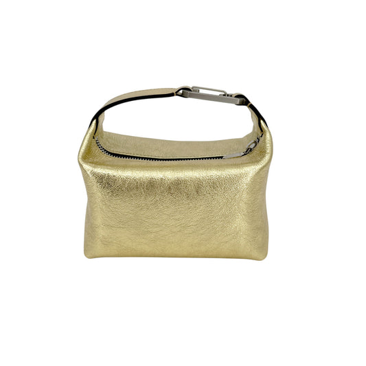 EERA Metallic Moon Bag in Laminated Gold