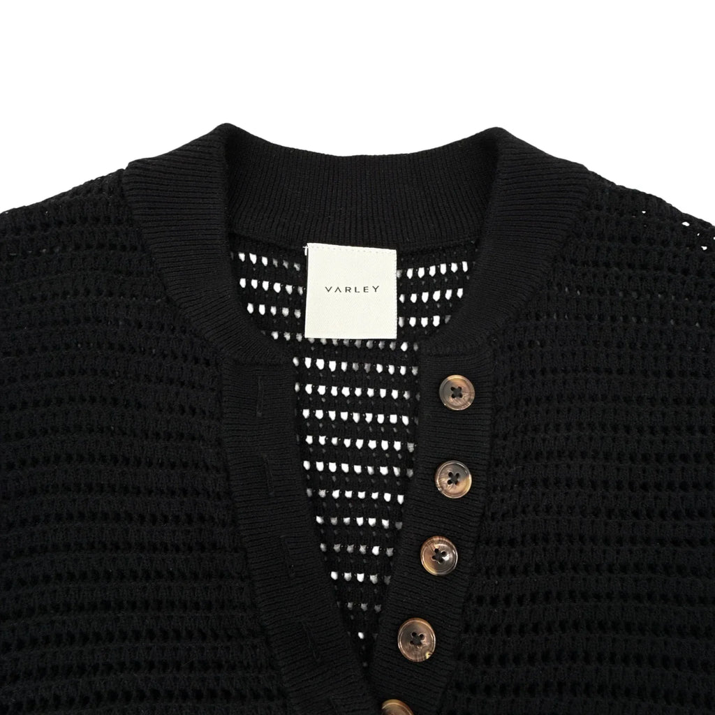 VARLEY Callie Knit Top in Black XS - flyKAMP